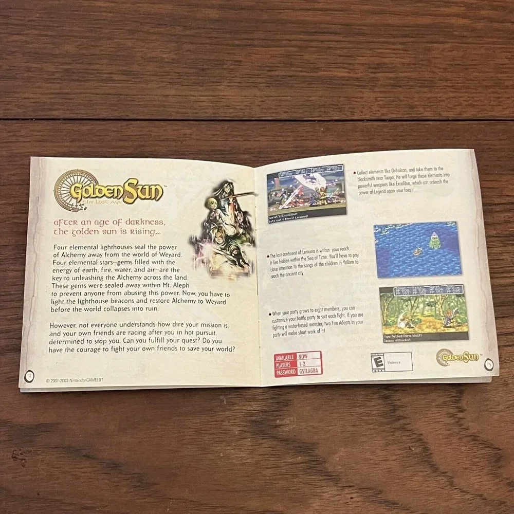 Fire Emblem 2003 Insert Booklet Only Your Journey Is Just Beginning Nintendo